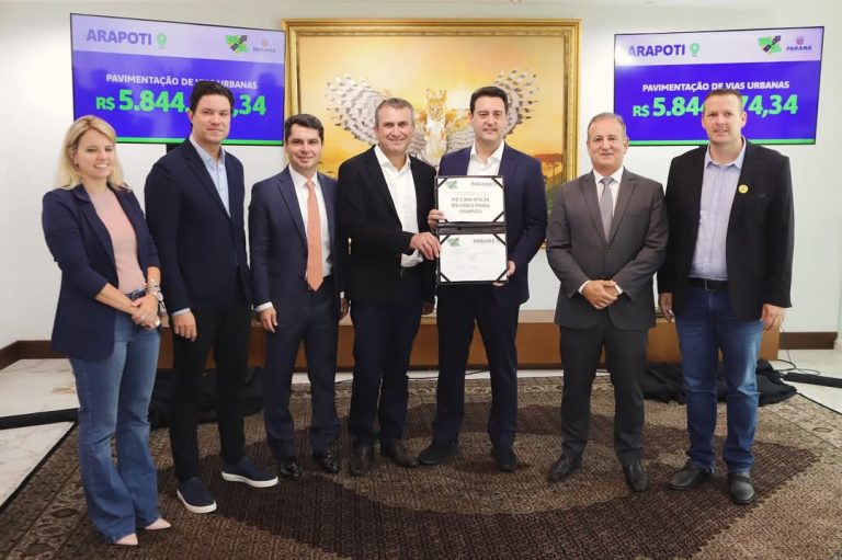 Arapoti conquista mais de R$ 5,8 milhões para pavimentação Arapoti conquista mais de R$ 5,8 milhões para pavimentação