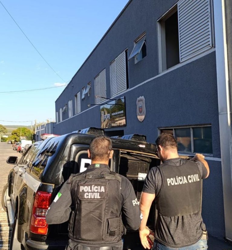 Polícia Civil realiza prisão de suspeito de homicídio em Jaguariaíva