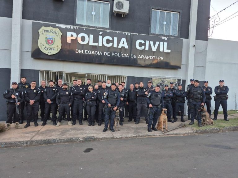Polícia Civil apreende porções de crack e maconha em operação contra o tráfico em Arapoti